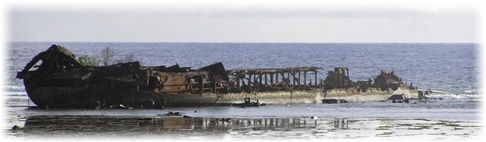 LST on NEA reef